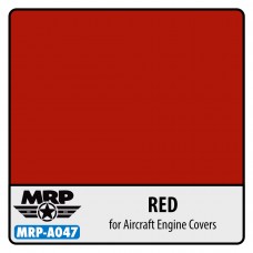 MRP-A047  Red Engine covers for aircraft